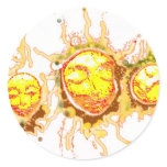 Faces of the Sun stickers