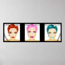 Faces Poster