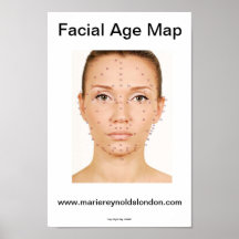Facial Age Map Print