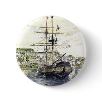 'Facing Fowey' Button
