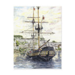 'Facing Fowey' Postcard