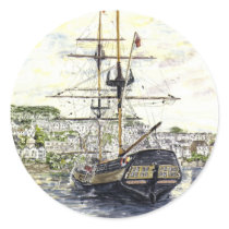 'Facing Fowey' Sticker