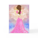 "Facing The Sun" Angel Art Card