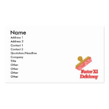 Factor XI Deficiency Business Cards