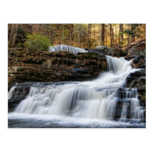 Factory Falls in the Poconos Post Card