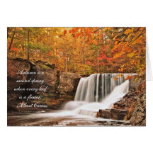 Factory Falls, Pennsylvania Greeting Card