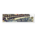 Factory Town By Vincent Van Gogh bumper stickers