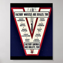 Factory Whistles Are Bugles Too Print