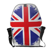 Faded Edge Union Jack Messenger Bag