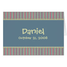 Faded Jeans • New Baby Boy Card
