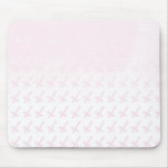 Faded Pink Cross Mousepad