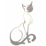 Faded Siamese Cat T-Shirt