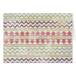 Faded Tribal Inspired Notecard