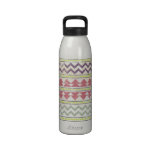 Faded Tribal Inspired Water Bottle