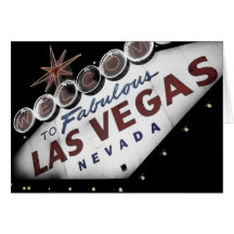 Faded Vegas Sign - Cards