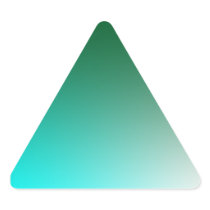Fades: Dark Green and Light Blue Triangle Sticker