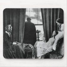 Fading Away ~  Waiting For Death Vintage Daguerre Mousepad