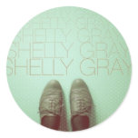 Fading Polka Dot Oxford Stickers