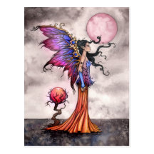 Fae Abigail Fairy Fantasy Art Postcard