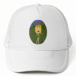Faerie with Green Leaf  Wings and Guitar hats