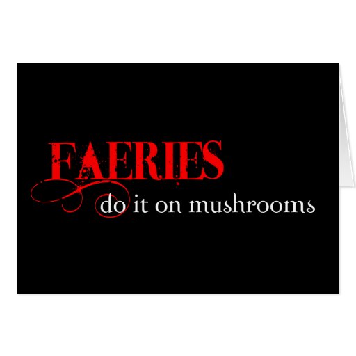 Faeries are so funny! greeting cards