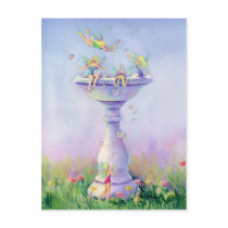 FAERIES BUBBLE BATH by SHARON SHARPE Postcard