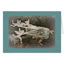 Faeries Catching Nisse (gnome) Cards
