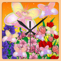 Faeries Wall Clock wall clocks