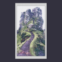 Faery Glen Castle Illustration posters