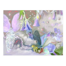 Faery in her Small World, postcard