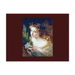 faery pixie magic fairy tale fantasy pretty girl post cards
