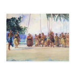 'Fagaloa Bay, Samoa, 1890' - John LaFarge Postcard