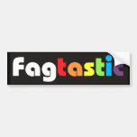 Fagtastic (Banner) Bumper Sticker