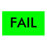 FAIL business cards