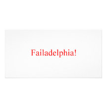 Failadelphia! Personalized Photo Card