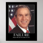 Failure : George Bush posters