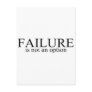Failure Is Not An Option Postcard