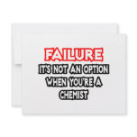 Failure...Not an Option...Chemist invitations