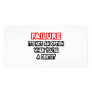 Failure...Not an Option...Dentist Customized Photo Card