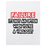 Failure...Not an Option...Virologist flyers