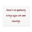 failure postcards
