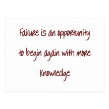 failure postcards