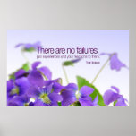 Failures Motivational Poster Print