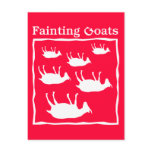 Fainting Goats postcards
