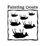 Fainting Goats t-shirts