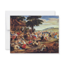 Fair Bauer (Flemish Fair) By Rubens Peter Paul Personalized Announcement