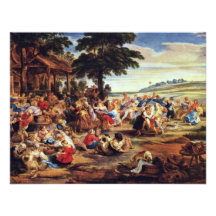 Fair Bauer (Flemish Fair) By Rubens Peter Paul Personalized Announcement