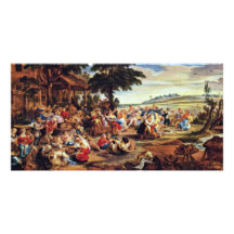 Fair Bauer (Flemish Fair) By Rubens Peter Paul Picture Card