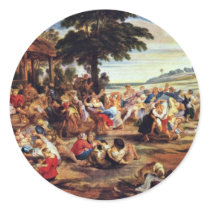 Fair Bauer (Flemish Fair) By Rubens Peter Paul Sticker
