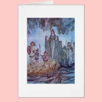 Fair Maiden with Children cards